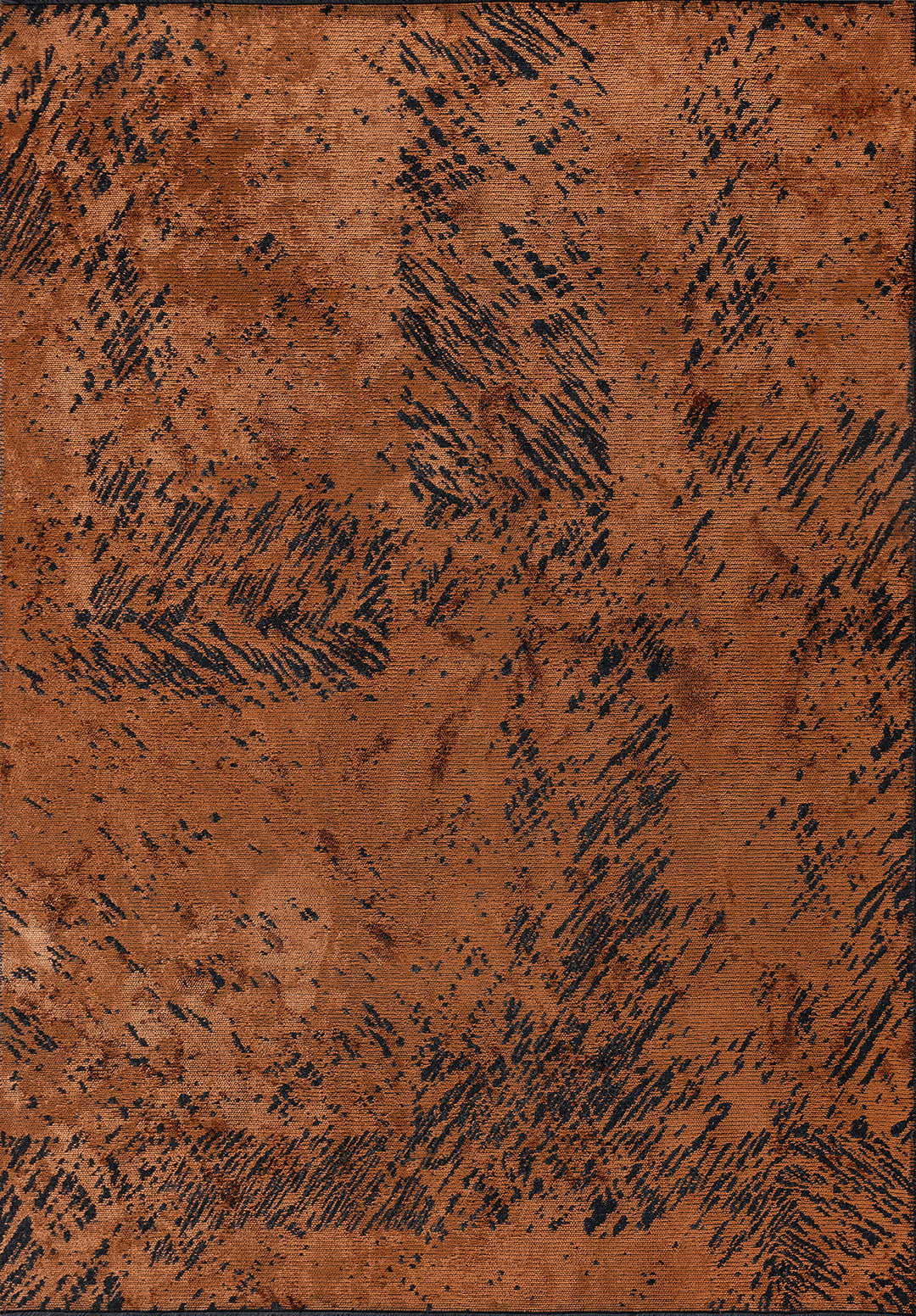 Rustic Terra - Matte Black Rug Rugs - Venetto Design Venettodesign.com