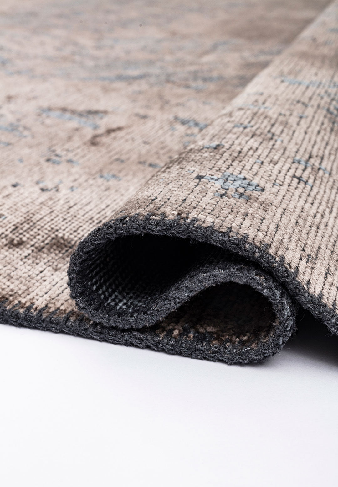 Rustic Nougat - Blue Rug Rugs - Venetto Design Venettodesign.com