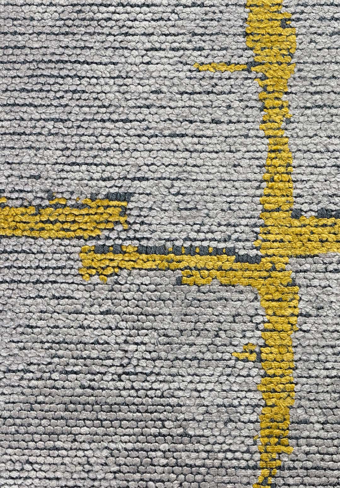 Mark Yellow - Light Grey Rug Rugs - Venetto Design Venettodesign.com