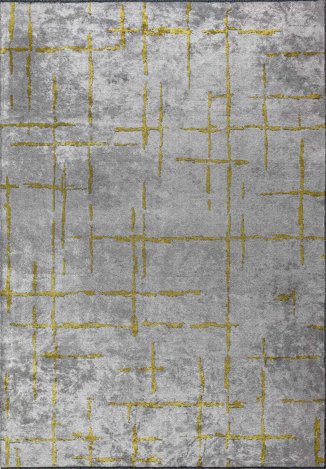 Mark Yellow - Light Grey Rug Rugs - Venetto Design Venettodesign.com