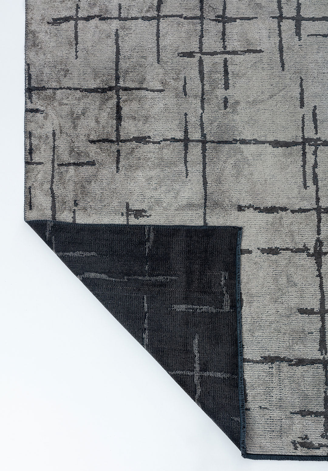 Mark Anthracite - Beige Rug Rugs - Venetto Design Venettodesign.com