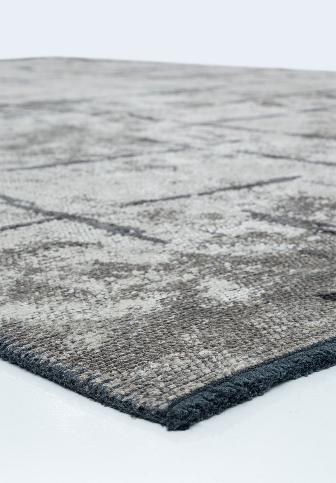 Mark Anthracite - Beige Rug Rugs - Venetto Design Venettodesign.com