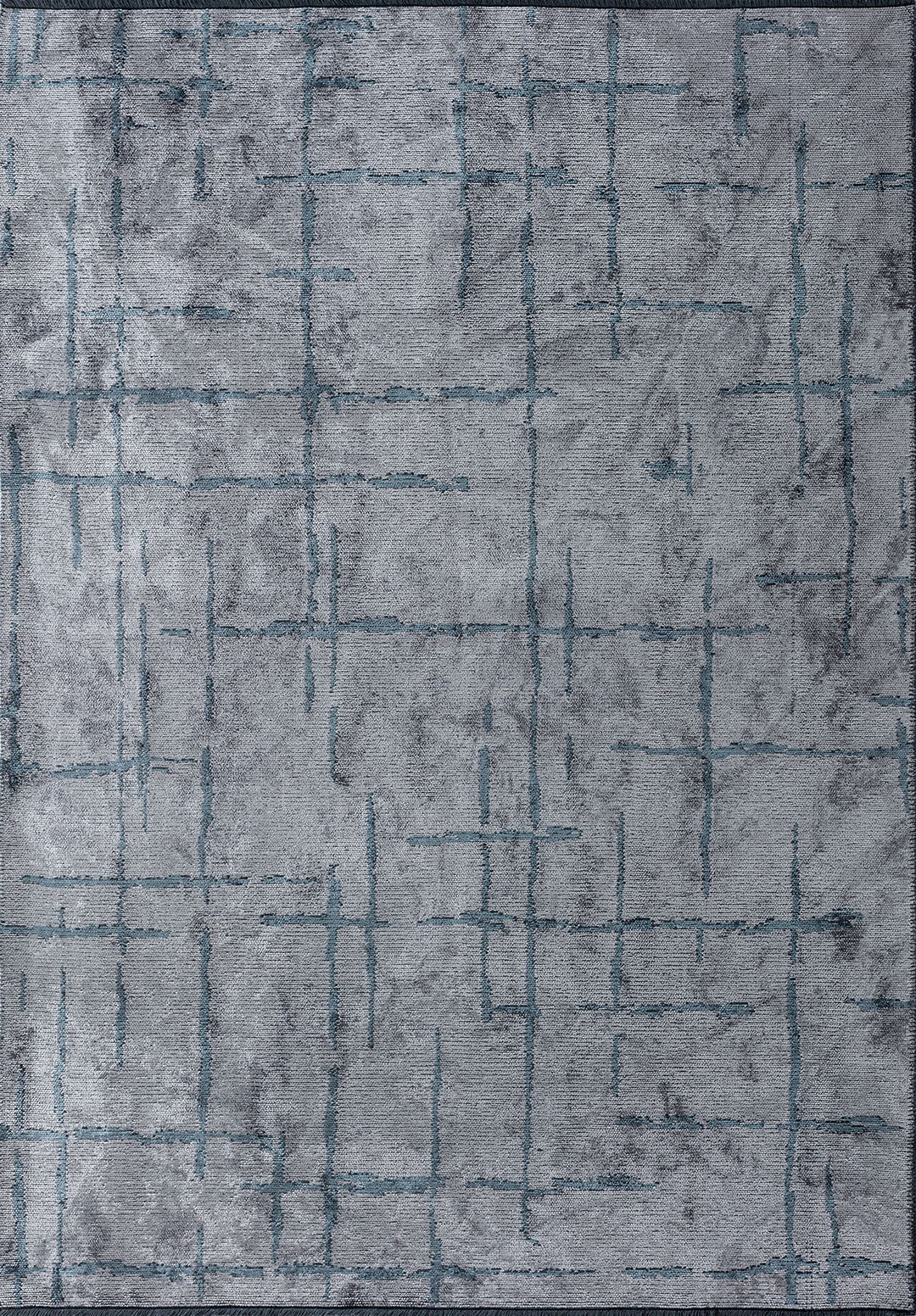 Mark Blue - Light Grey Rug Rugs - Venetto Design Venettodesign.com
