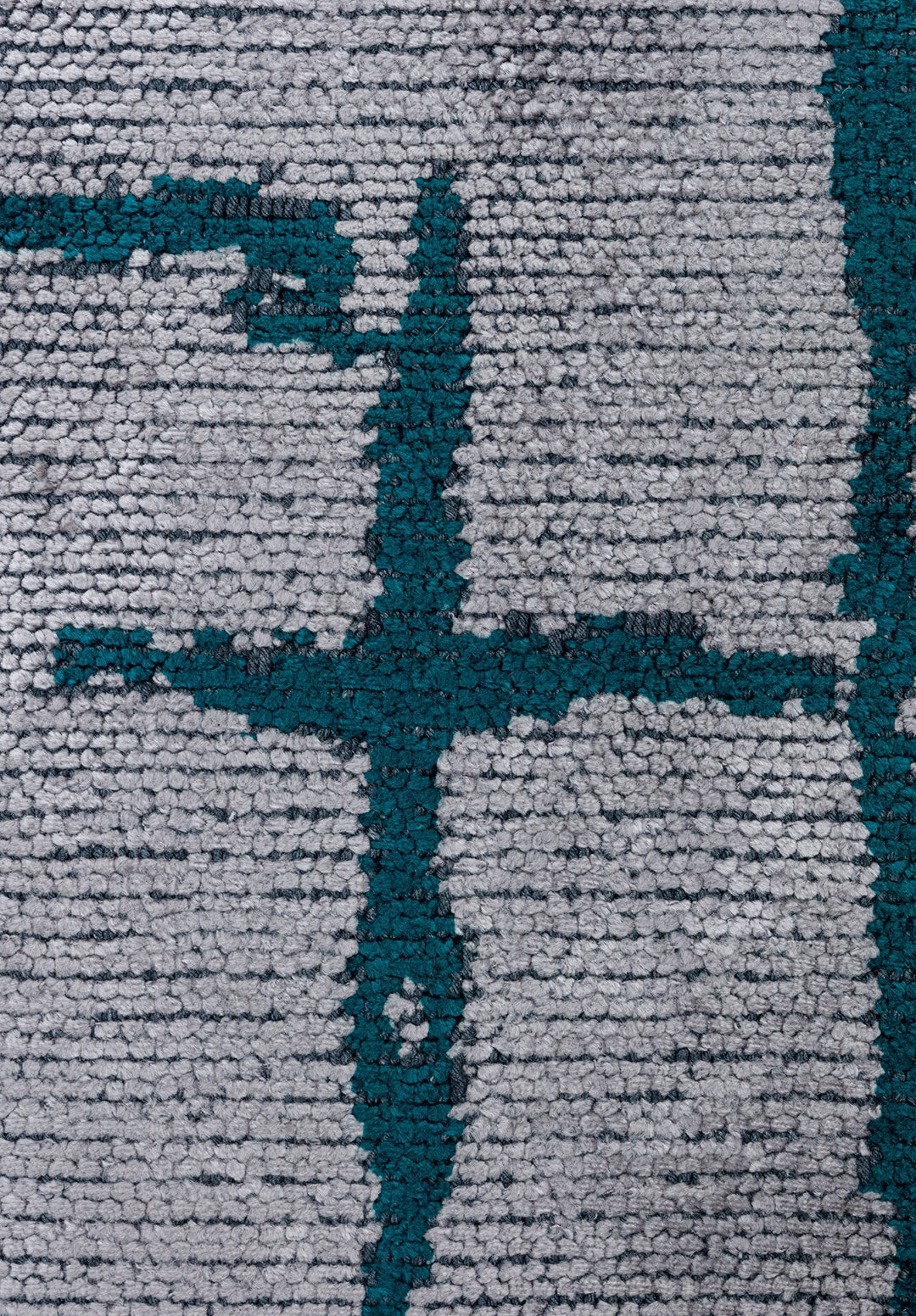 Mark Dark Turquoise - Light Grey Rug Rugs - Venetto Design Venettodesign.com