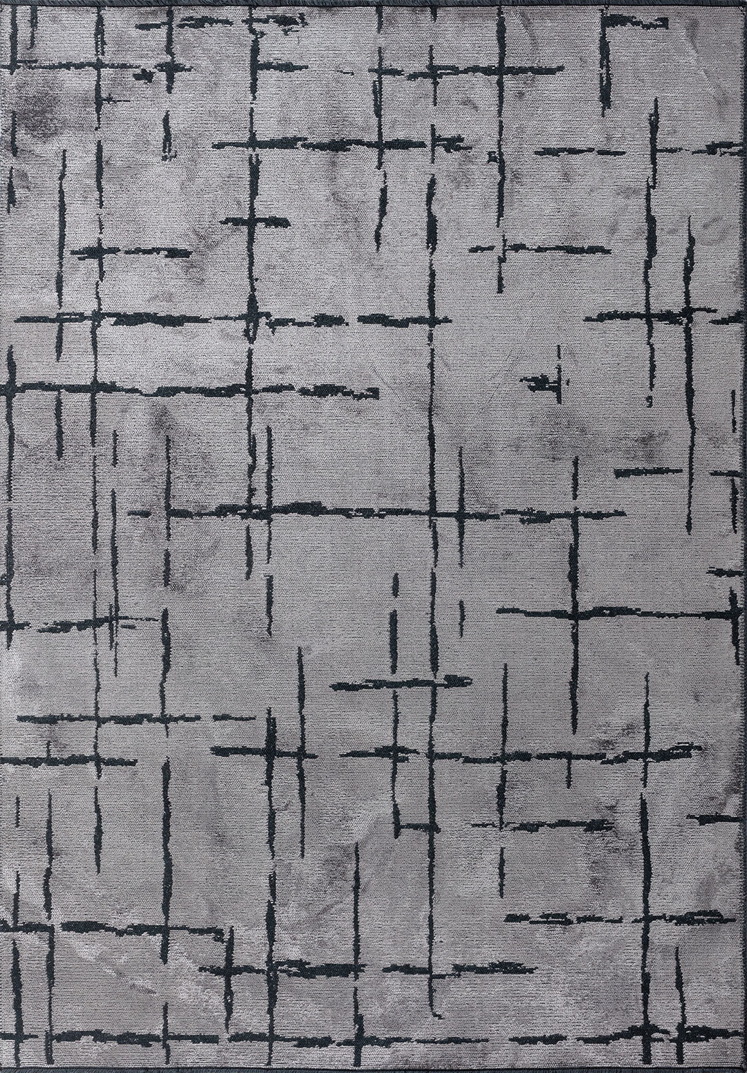 Mark Black - Light Grey Rug Rugs - Venetto Design Venettodesign.com