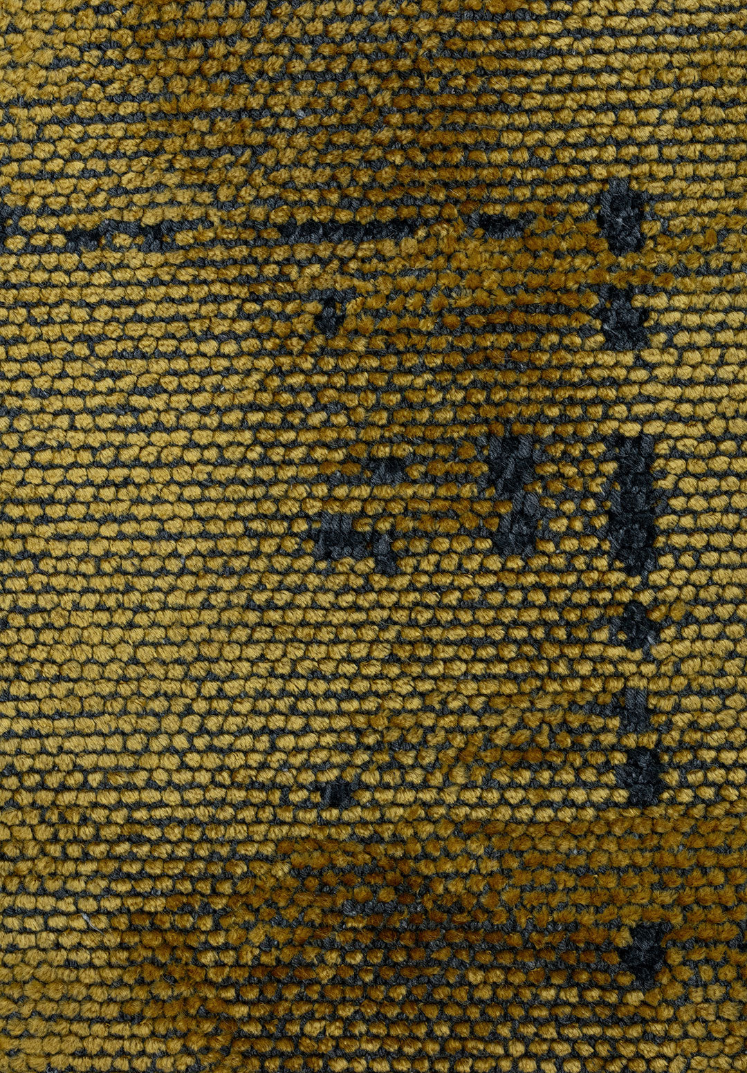 Space Yellow - Matte Black Rug Rugs - Venetto Design Venettodesign.com