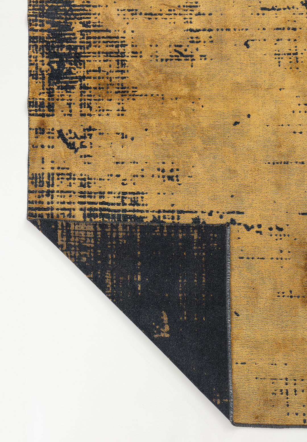 Space Gold - Matte Black Rug Rugs - Venetto Design Venettodesign.com