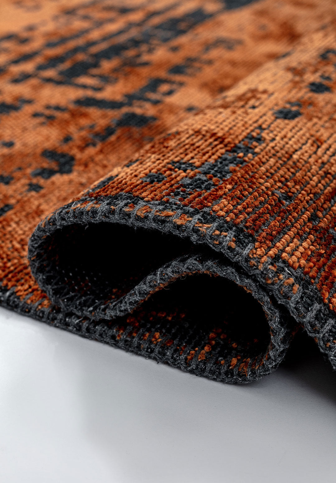 Space Terra - Matte Black Rug Rugs - Venetto Design Venettodesign.com