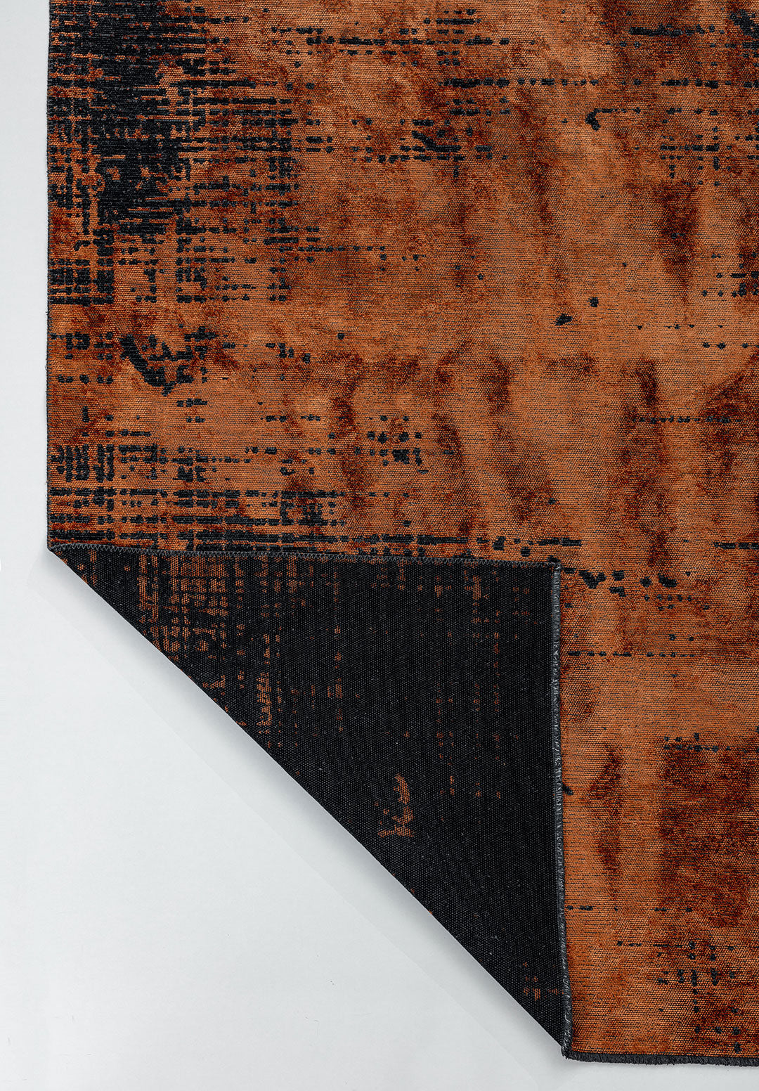 Space Terra - Matte Black Rug Rugs - Venetto Design Venettodesign.com