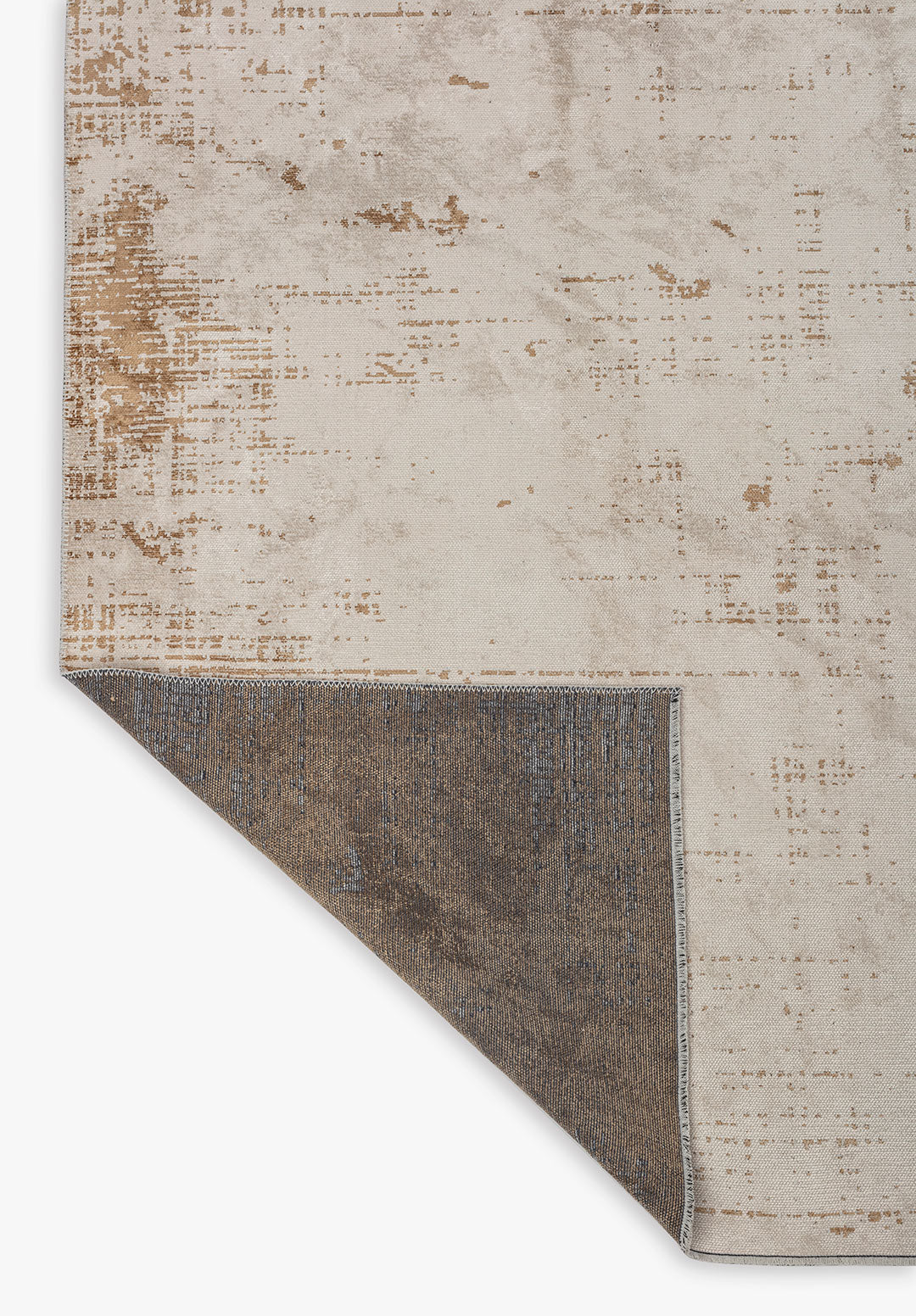 Space White - Dark Beige Rug Rugs - Venetto Design Venettodesign.com