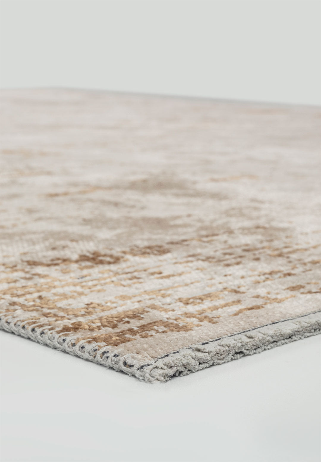 Space White - Dark Beige Rug Rugs - Venetto Design Venettodesign.com