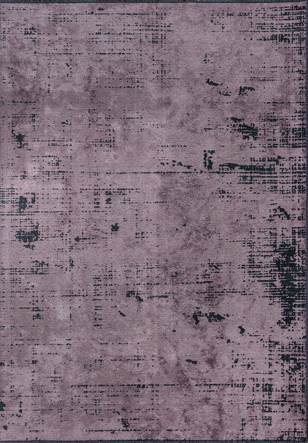 Space Damson - Matte Black Rug Rugs - Venetto Design Venettodesign.com