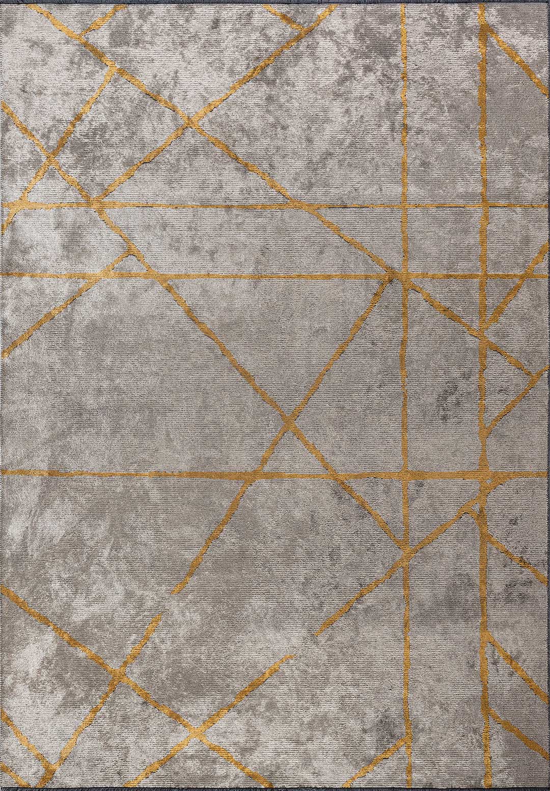 Grid Beige - Mustard Rug Rugs - Venetto Design Venettodesign.com