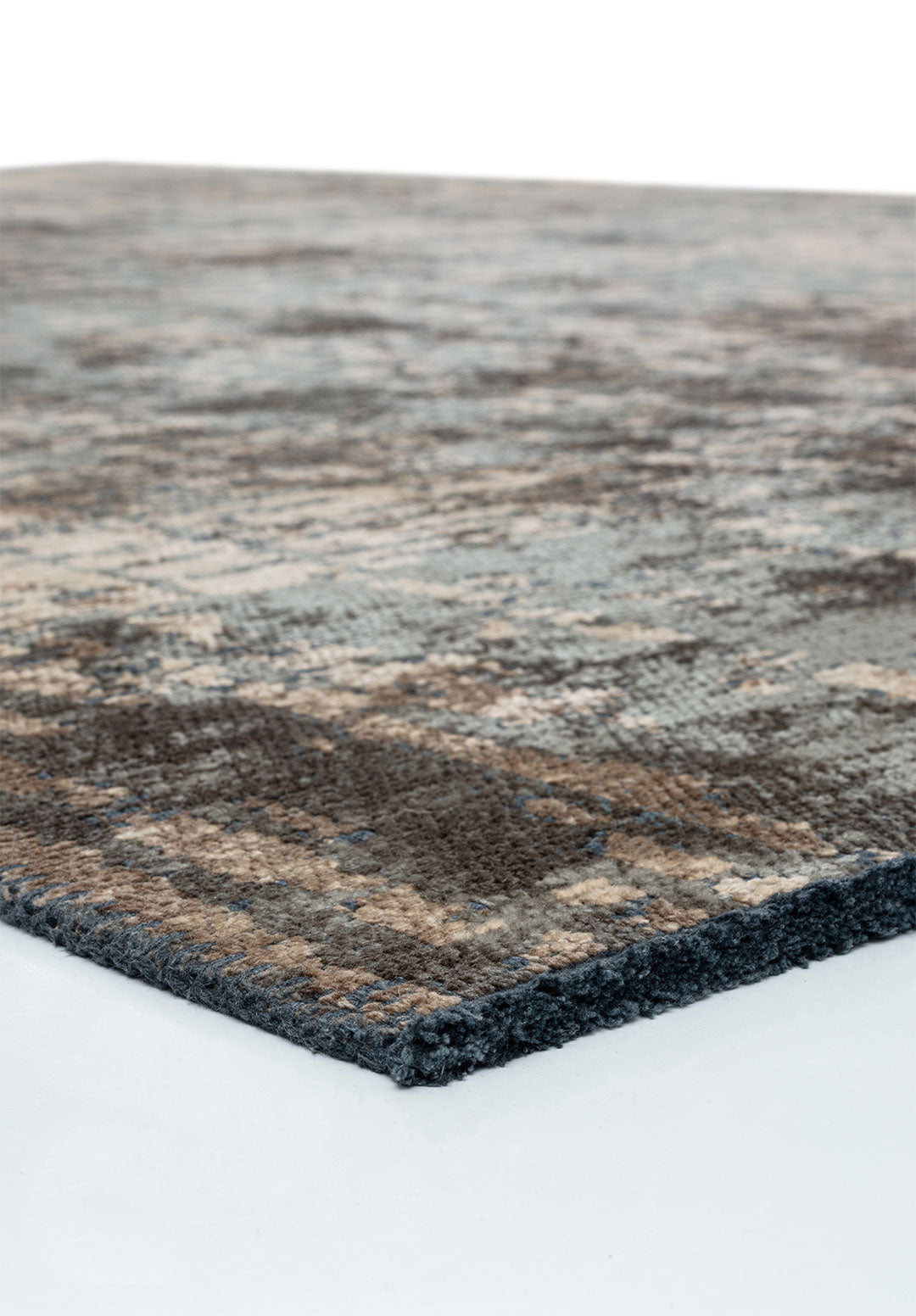 Pixel Anthracite - Dark Beige Rug Rugs - Venetto Design Venettodesign.com
