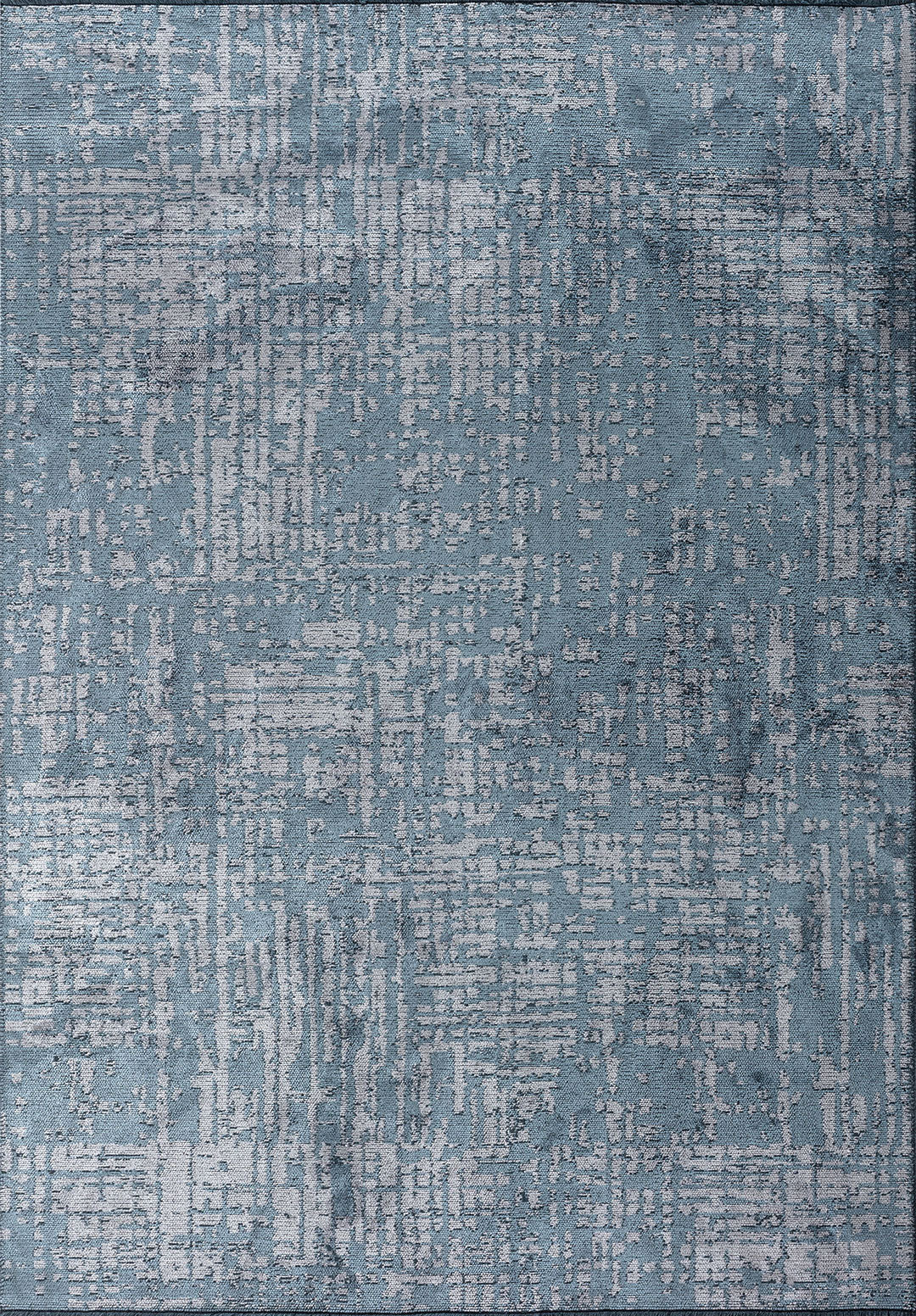 Pixel Blue - Light Grey Rug Rugs - Venetto Design Venettodesign.com