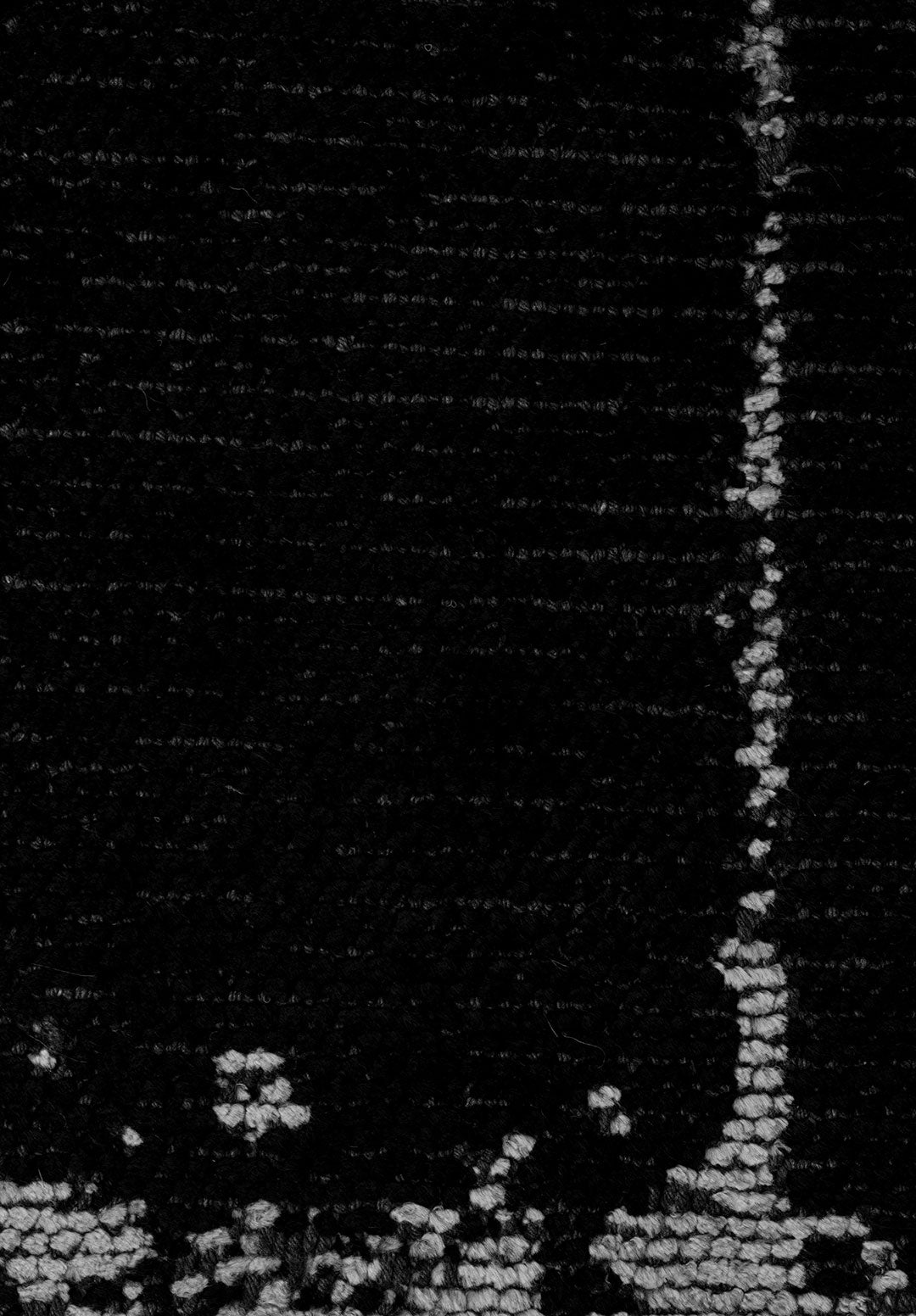 Barber Light Grey - Black Rug Rugs - Venetto Design Venettodesign.com