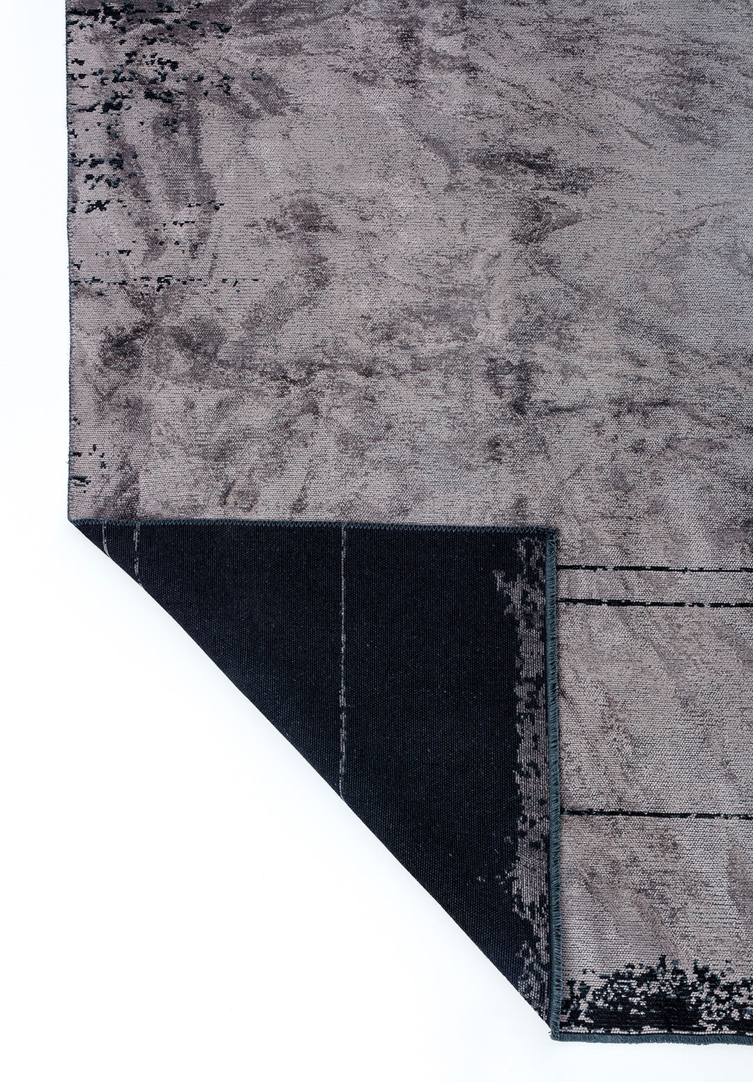 Barber Black - Dark Grey Rug Rugs - Venetto Design Venettodesign.com