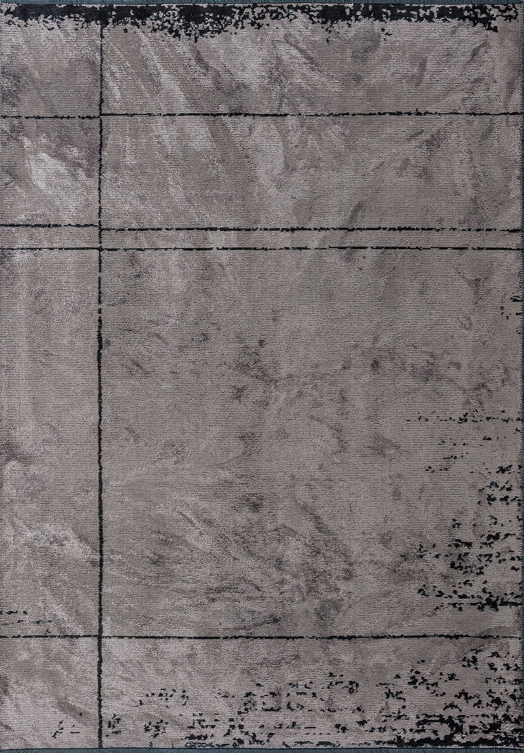 Barber Black - Dark Grey Rug Rugs - Venetto Design Venettodesign.com