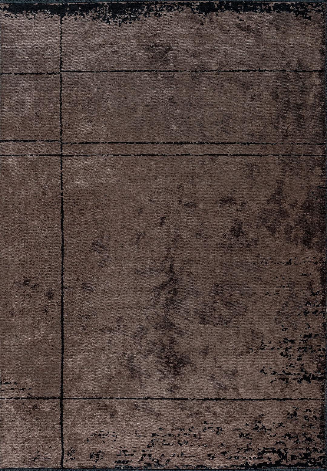 Barber Black - Dark Mink Rug Rugs - Venetto Design Venettodesign.com