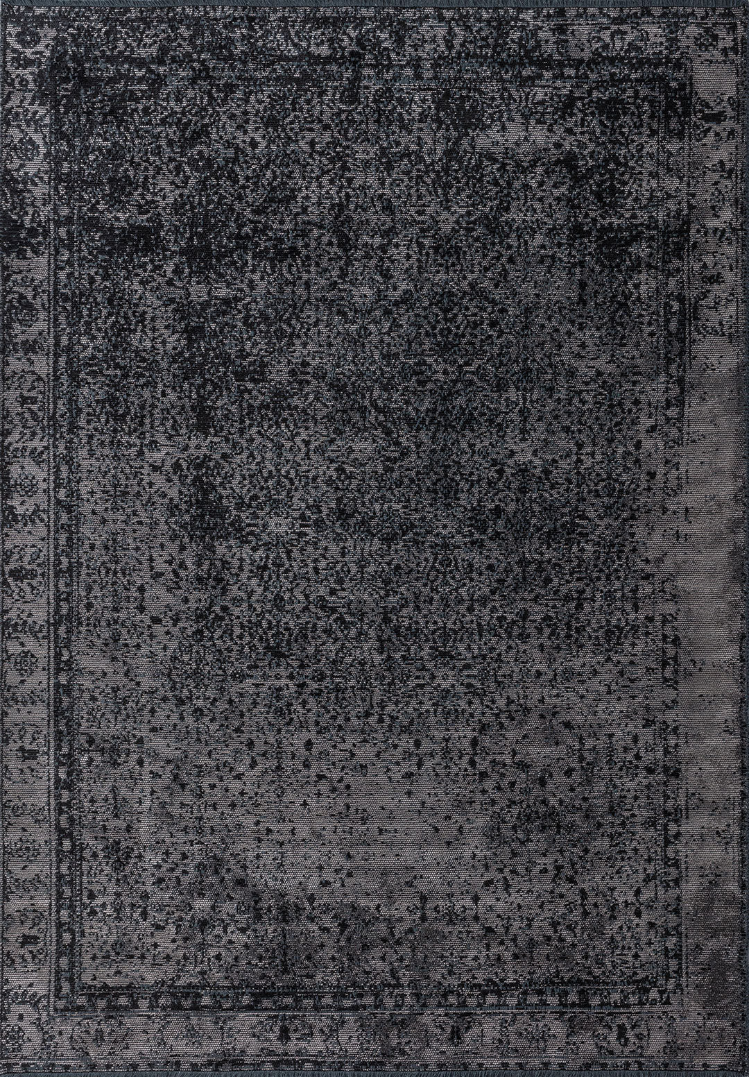 Heritage Dark Grey - Black Rug Rugs - Venetto Design Venettodesign.com
