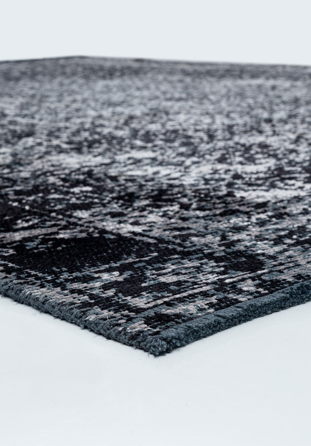Heritage Black - Light Grey Rug Rugs - Venetto Design Venettodesign.com