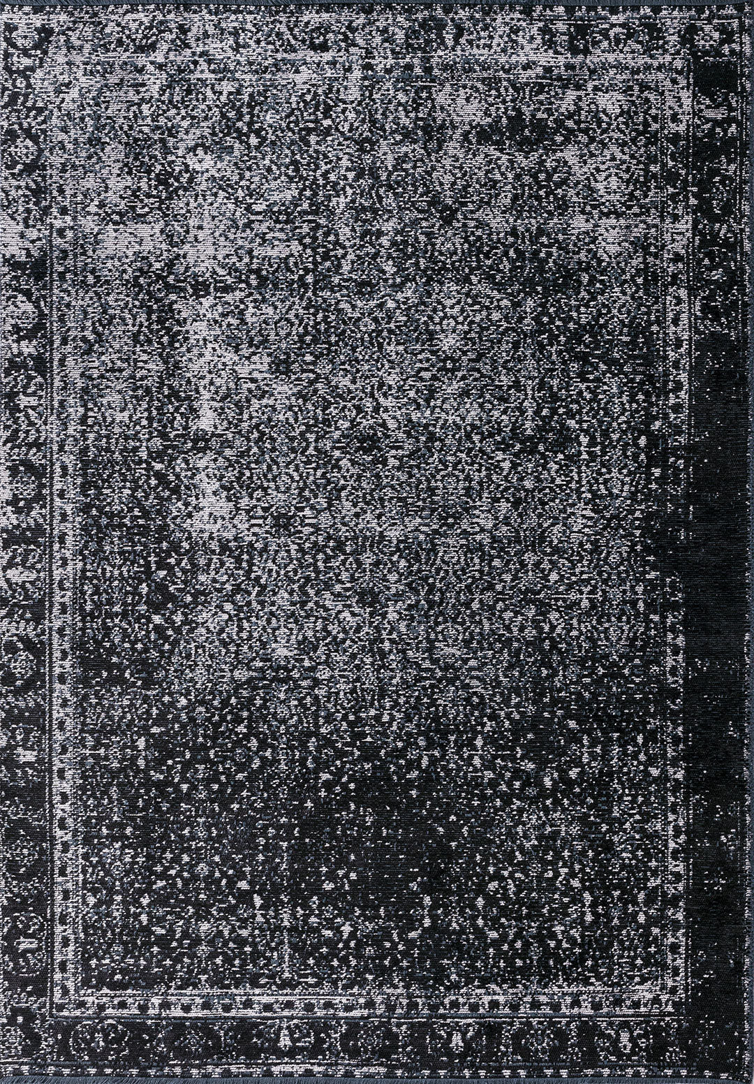 Heritage Black - Light Grey Rug Rugs - Venetto Design Venettodesign.com