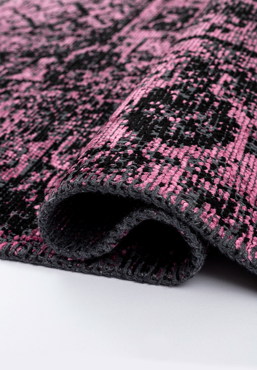 Tile Black - Pink Rug Rugs - Venetto Design Venettodesign.com