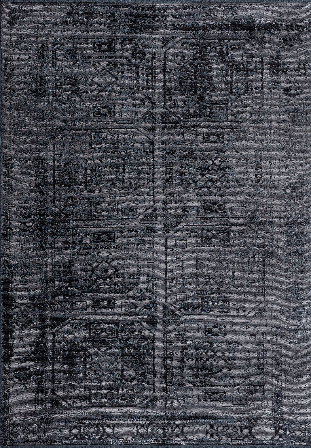 Tile Black - Dark Grey Rug Rugs - Venetto Design Venettodesign.com