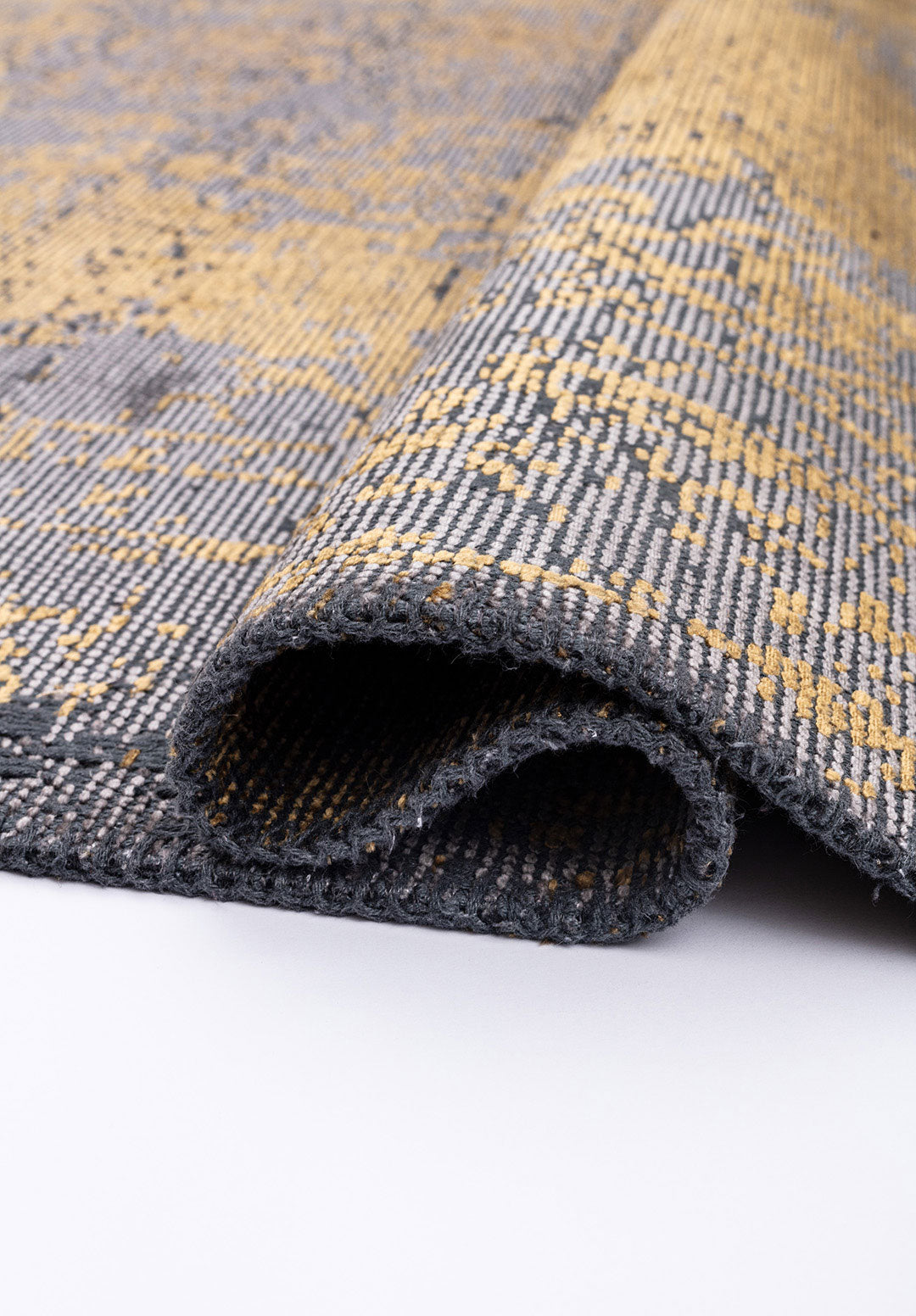 Medallion Grey - Gold Rug Rugs - Venetto Design Venettodesign.com