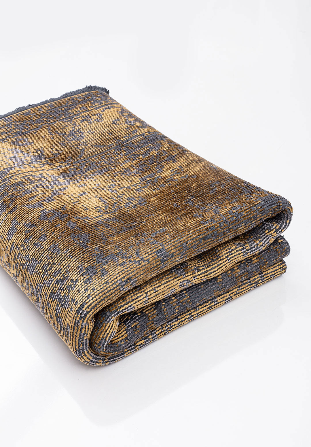 Medallion Grey - Gold Rug Rugs - Venetto Design Venettodesign.com