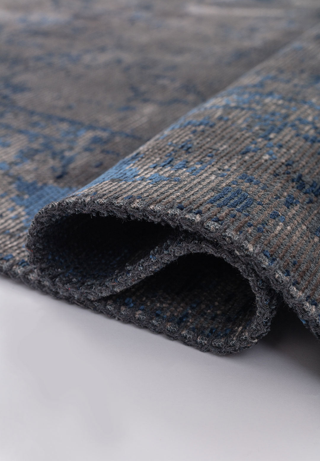 Ivy Grey - Navy Blue Rug Rugs - Venetto Design Venettodesign.com