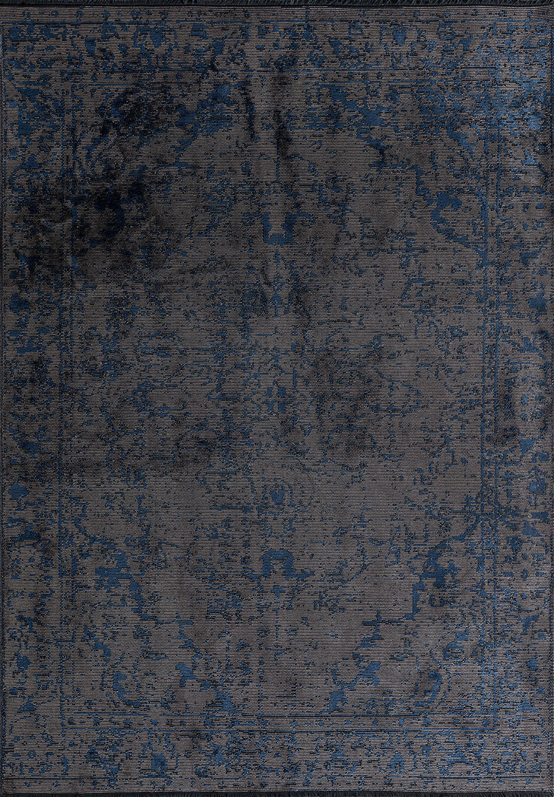 Ivy Grey - Navy Blue Rug Rugs - Venetto Design Venettodesign.com