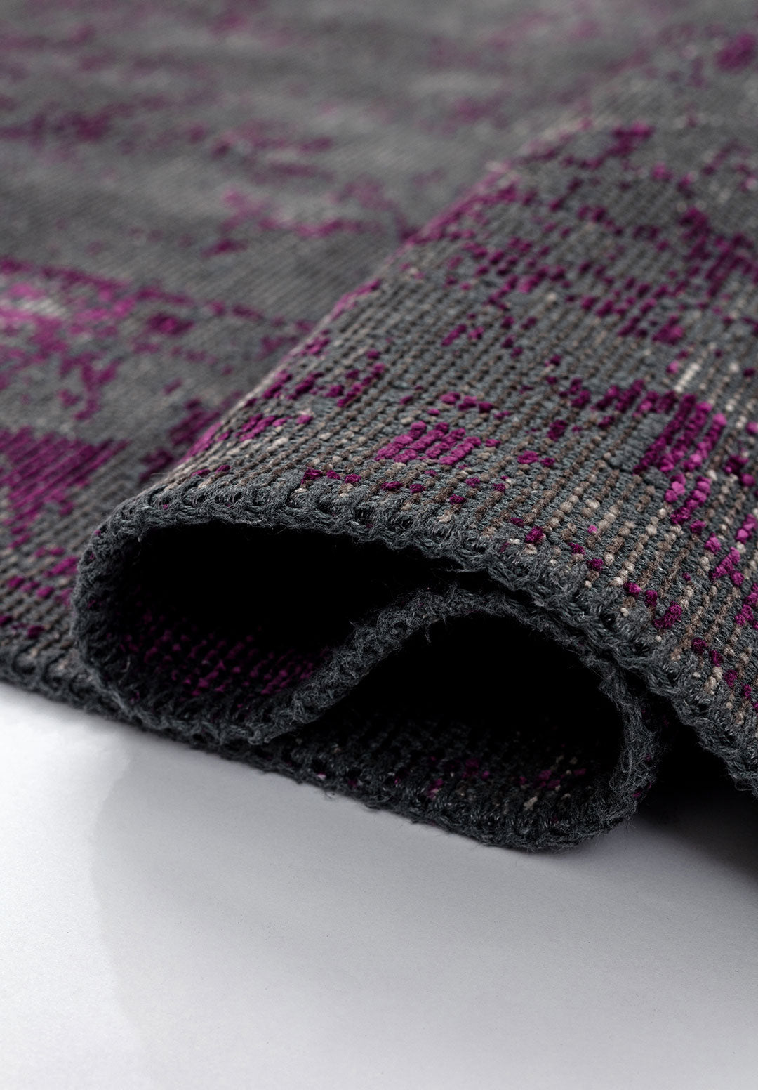 Ivy Grey - Purple Rug Rugs - Venetto Design Venettodesign.com