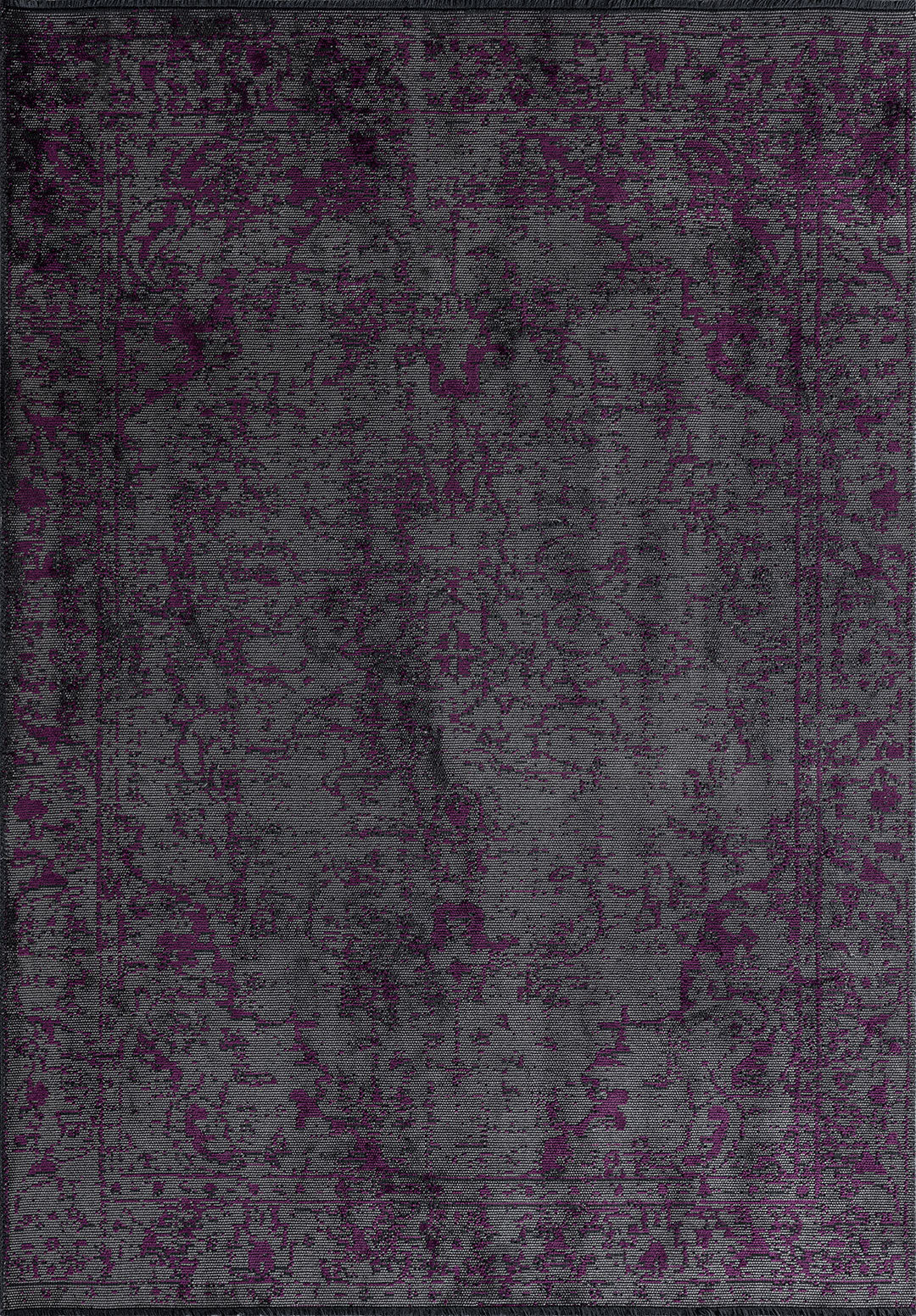 Ivy Grey - Purple Rug Rugs - Venetto Design Venettodesign.com