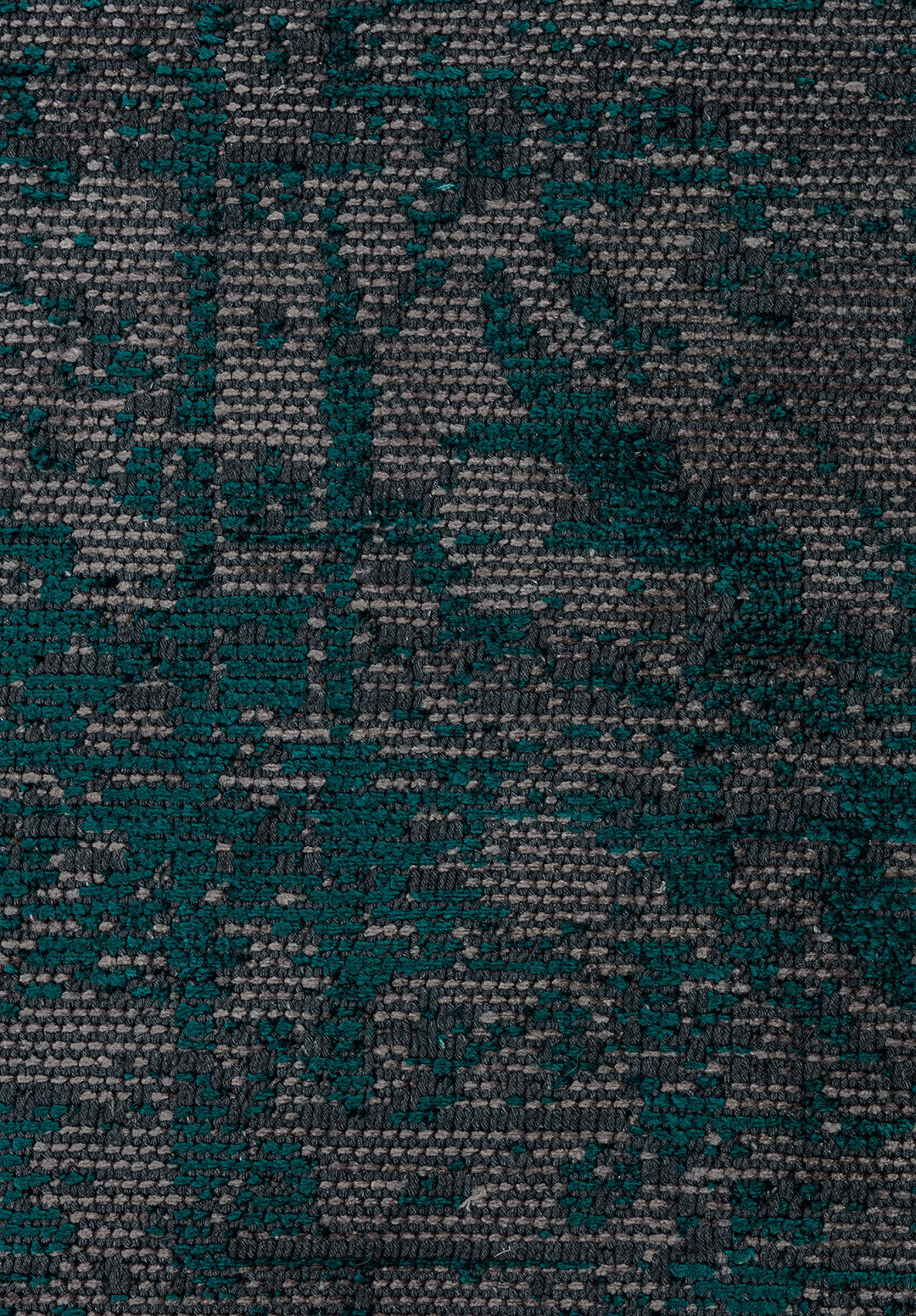 Ivy Grey - Dark Turquoise Rug Rugs - Venetto Design Venettodesign.com