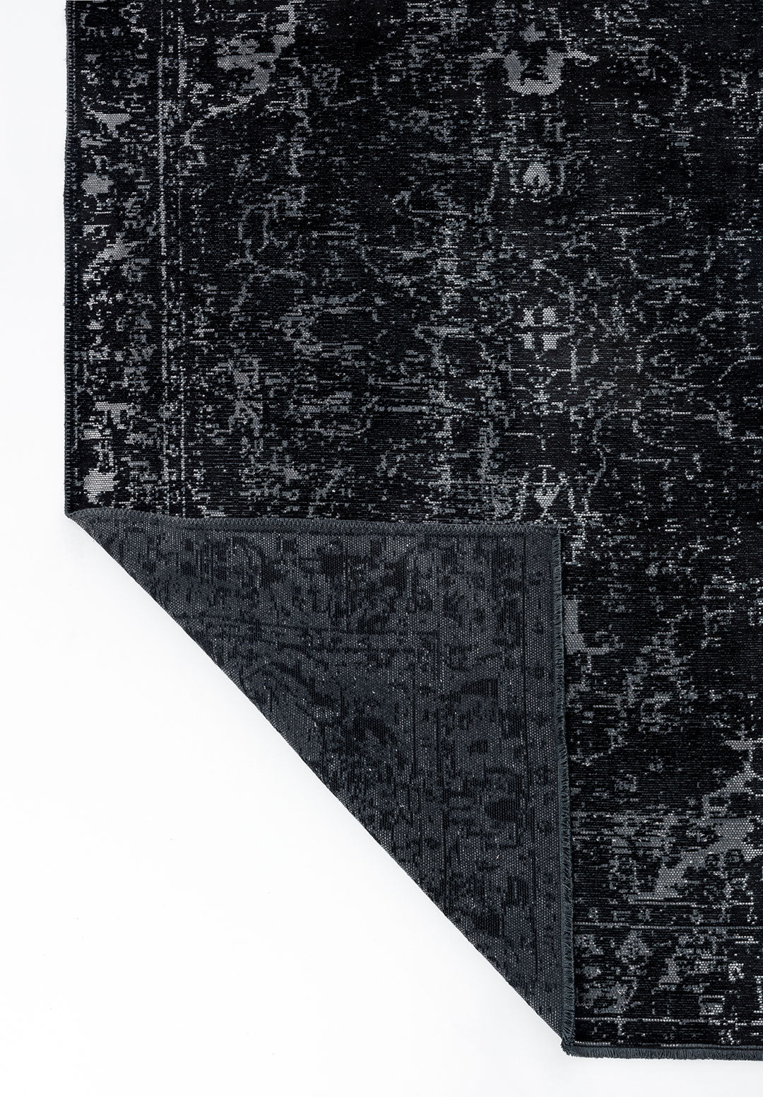 Ivy Black - Light Cream Rug Rugs - Venetto Design Venettodesign.com