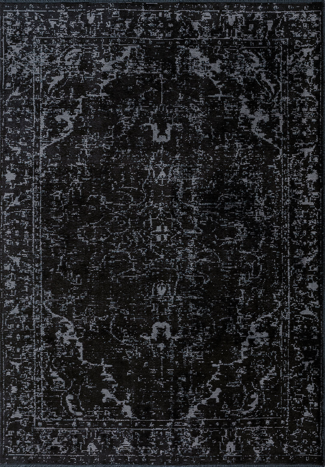Ivy Black - Light Cream Rug Rugs - Venetto Design Venettodesign.com