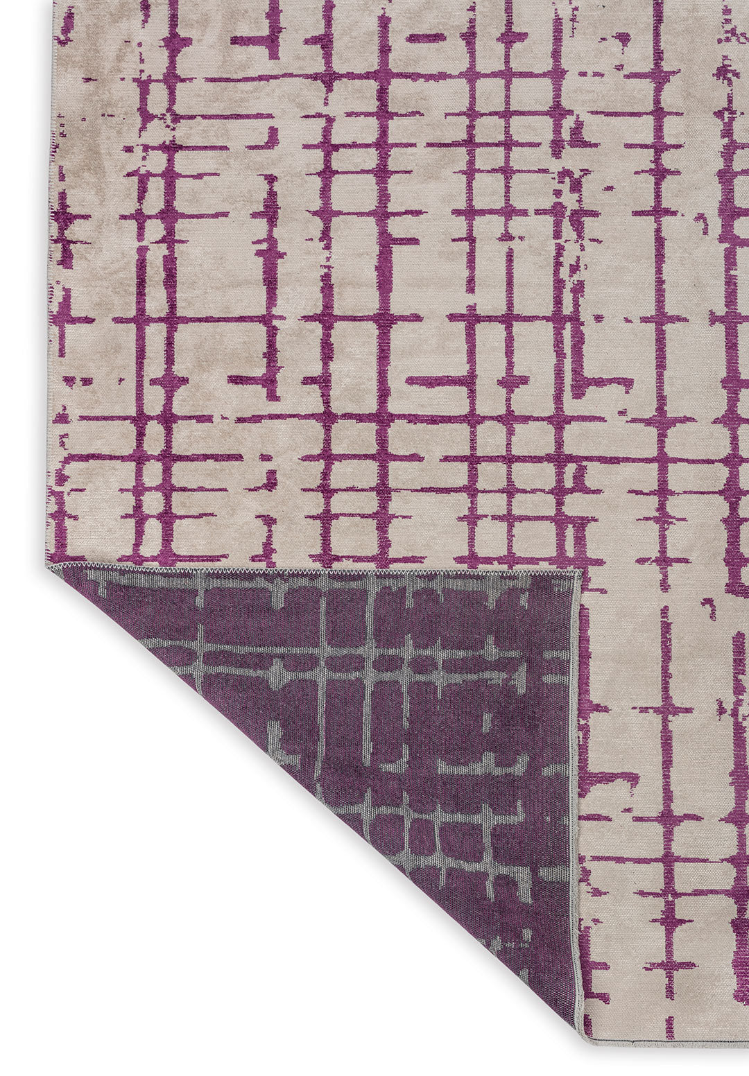 Axis Purple - White Rug Rugs - Venetto Design Venettodesign.com