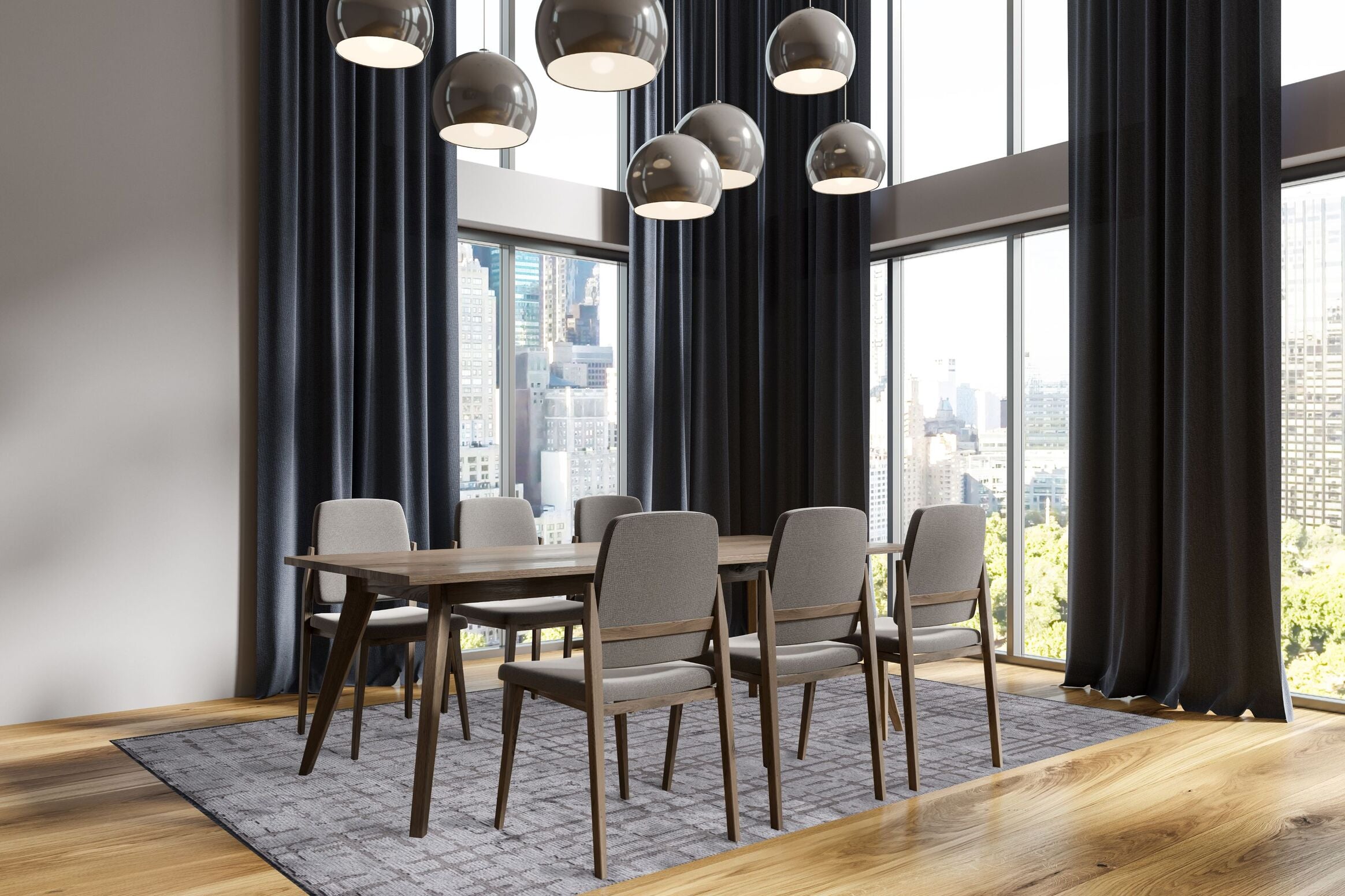 Axis Dark Grey - Light Grey Rug Rugs - Venetto Design Venettodesign.com