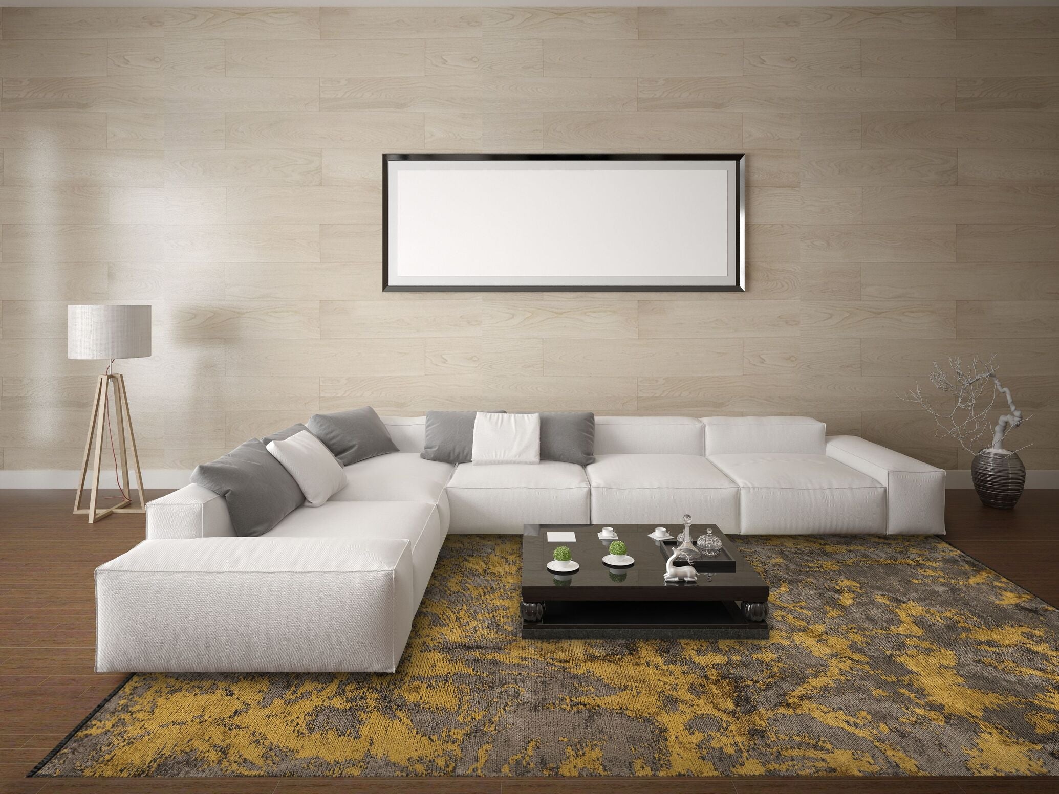 Marble Gold - Dark Grey Rug Rugs - Venetto Design Venettodesign.com