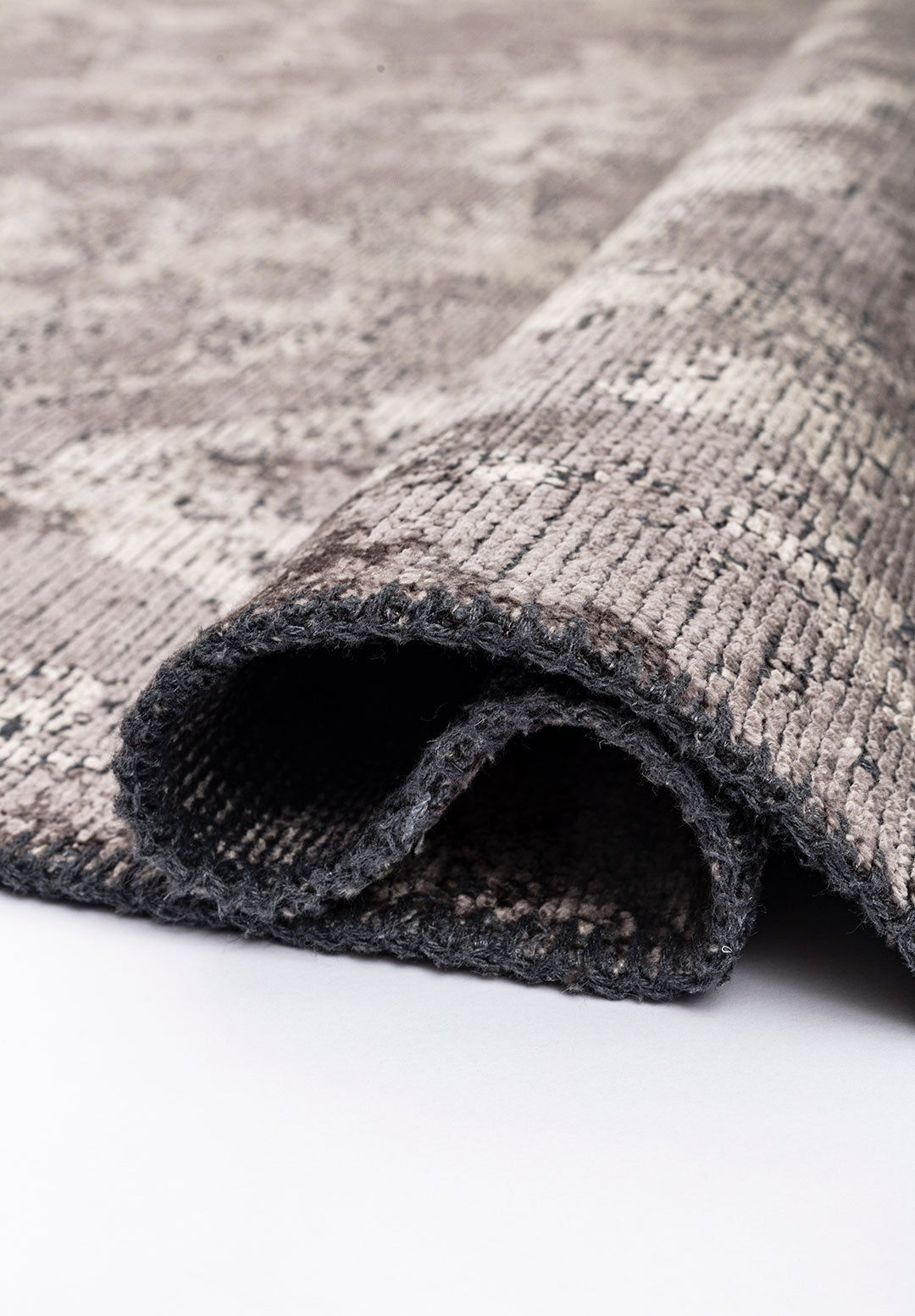 Marble Beige - Dark Grey Rug Rugs - Venetto Design Venettodesign.com