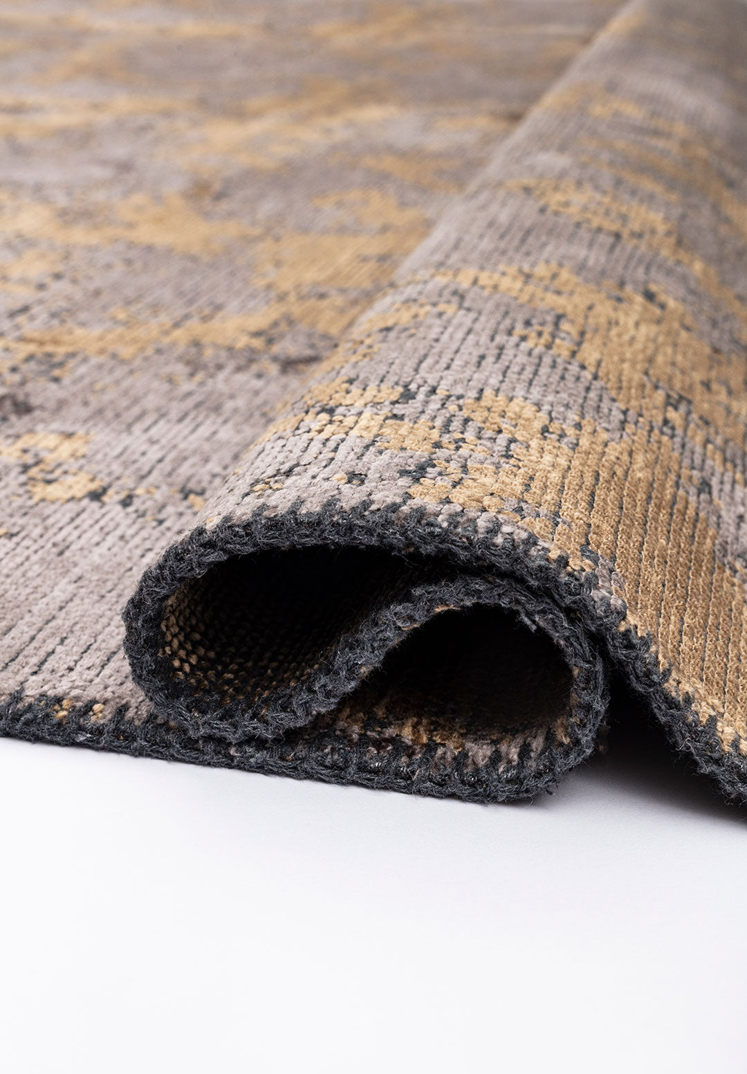 Marble Light Brown - Dark Grey Rug Rugs - Venetto Design Venettodesign.com