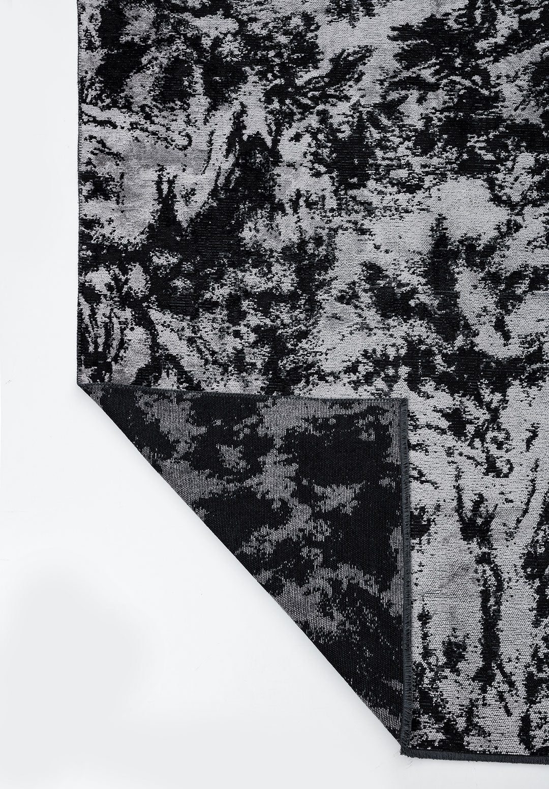 Marble Black - Light Grey Rug Rugs - Venetto Design Venettodesign.com