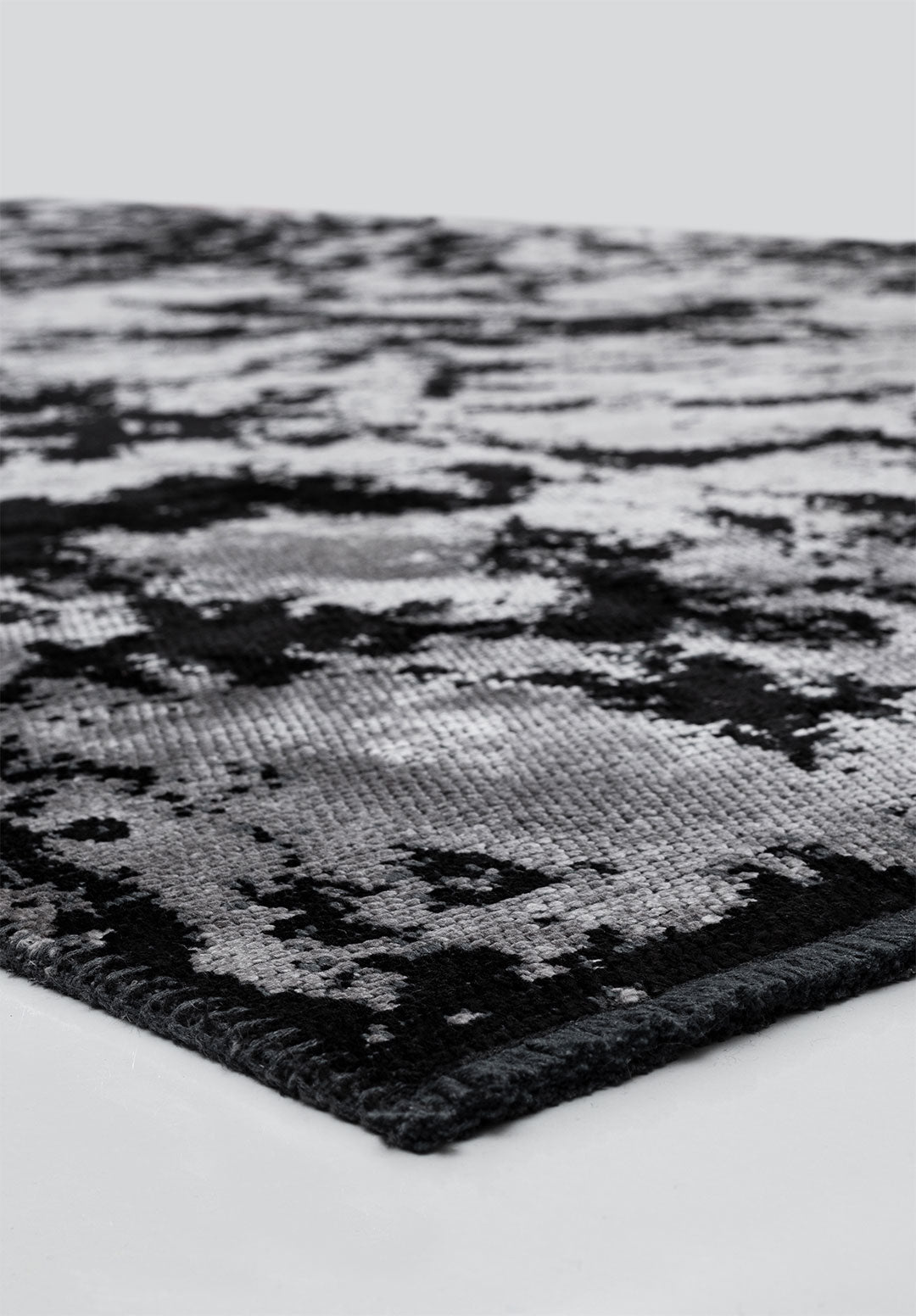 Marble Black - Light Grey Rug Rugs - Venetto Design Venettodesign.com
