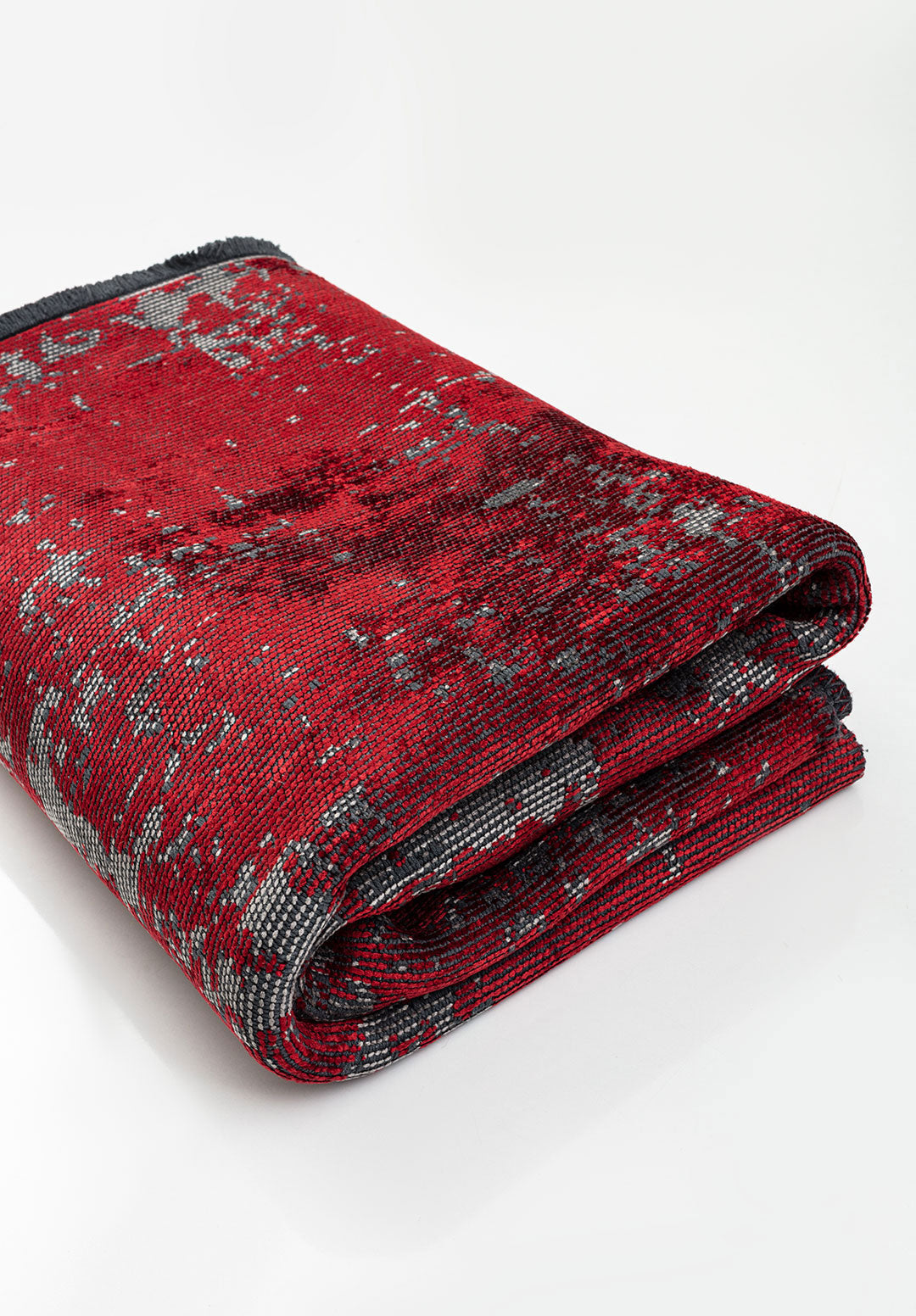 Horizon Red - Grey Rug Rugs - Venetto Design Venettodesign.com
