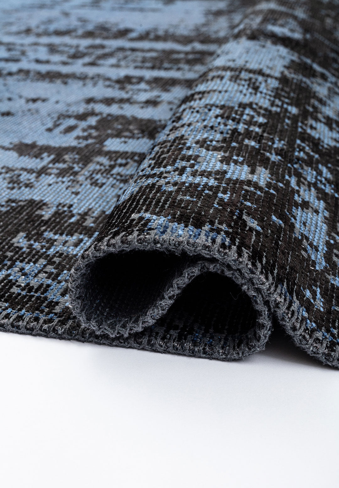 Horizon Black - Navy Blue Rug Rugs - Venetto Design Venettodesign.com