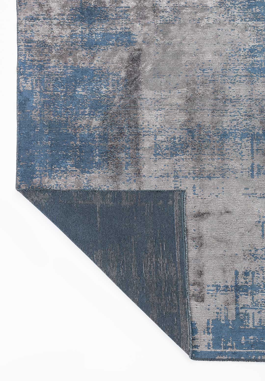 Surface Navy Blue - Grey Rug Rugs - Venetto Design Venettodesign.com