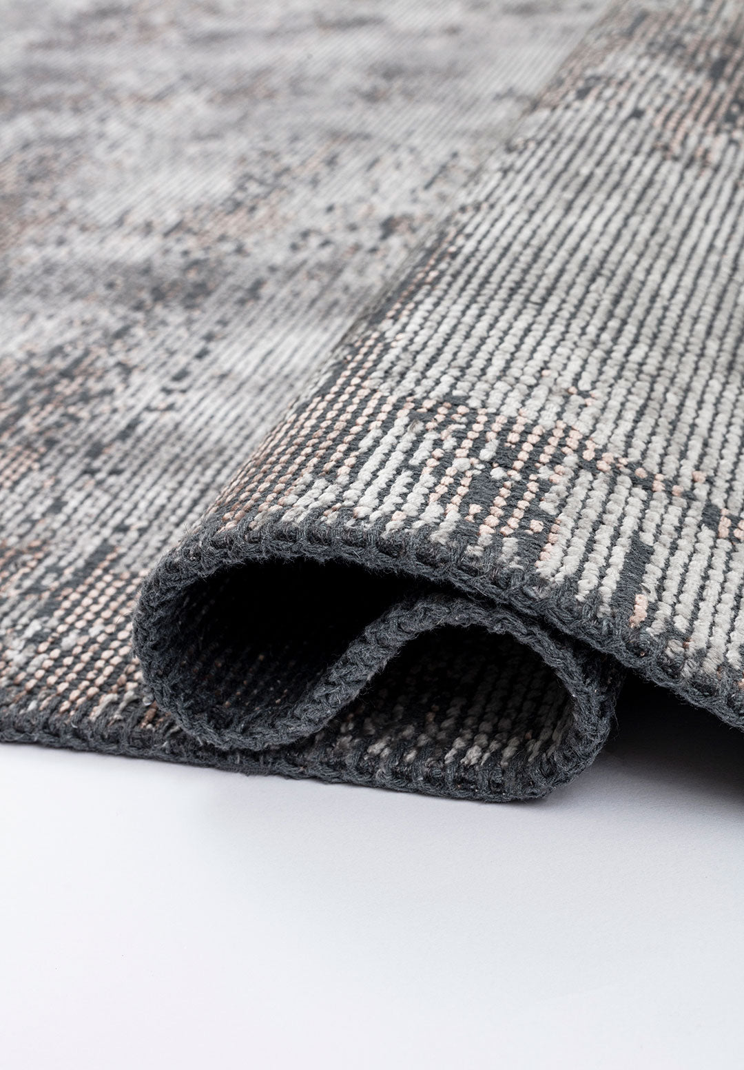 Surface Copper - Light Grey Rug Rugs - Venetto Design Venettodesign.com