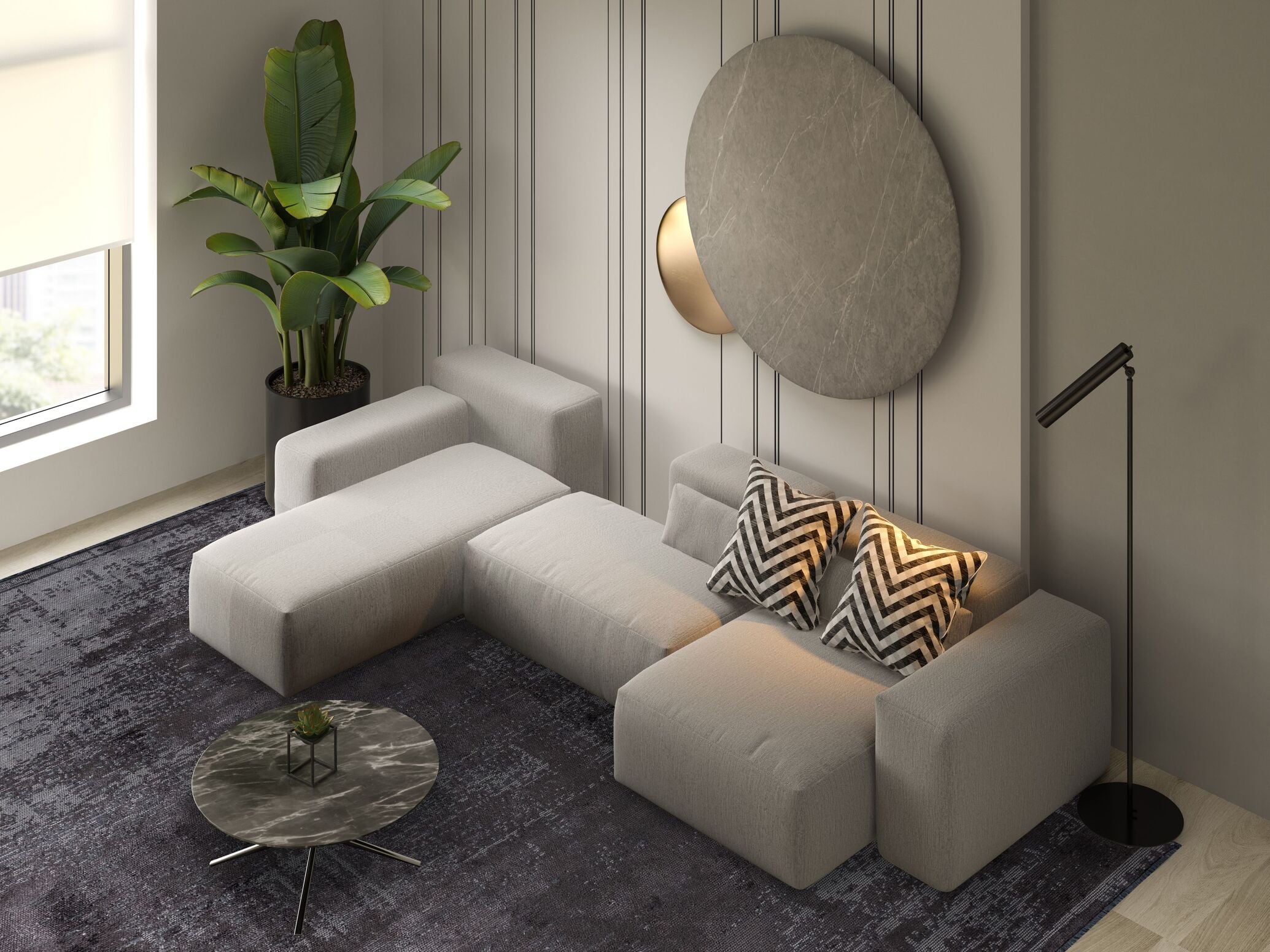 Surface Grey - Charcoal Rug Rugs - Venetto Design Venettodesign.com