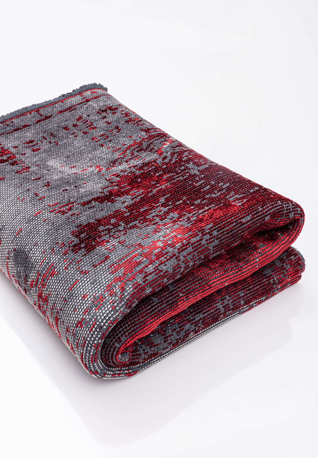 Surface Grey - Red Rug Rugs - Venetto Design Venettodesign.com